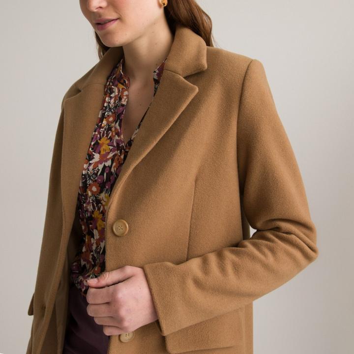 Actual product image Anne Weyburn Half-length coat with button fastening (34)