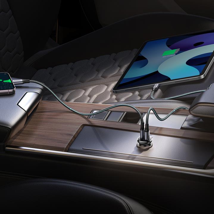 Immagine prodotto Ugreen Caricabatterie da auto EC305 25845 USB-C USB-A 30W - nero