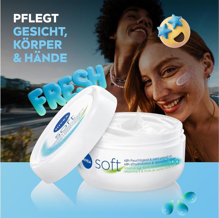 Produktbild NIVEA Soft Topf (Körpercreme, 300 ml)