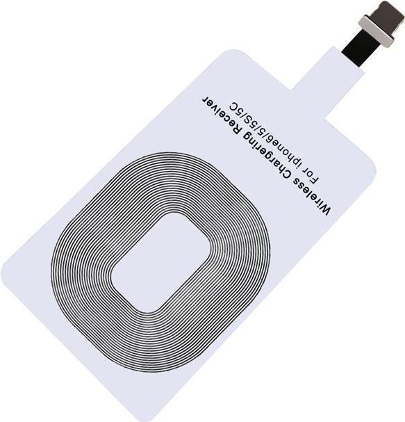 Produktbild JTI Qi-Adapter - kabelloses Ladegerät-Empfängermodul für iPhone - Weiss