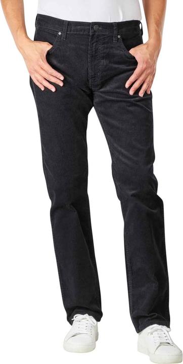 Wrangler Greensboro (New Arizona) Cord Pant Straight Fit Bla (W33/L30)