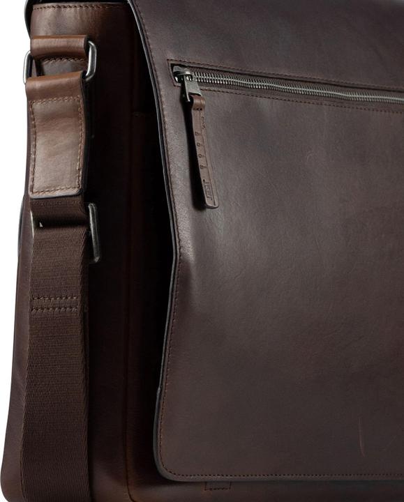 Actual product image Jost Lund briefcases messenger leather 41.5 cm laptop compartment (17.72")