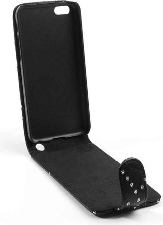 Produktbild König Design Schutzhülle Handy Case für Handy Apple iPhone 5c Strass Schwarz (Apple iPhone 5c)