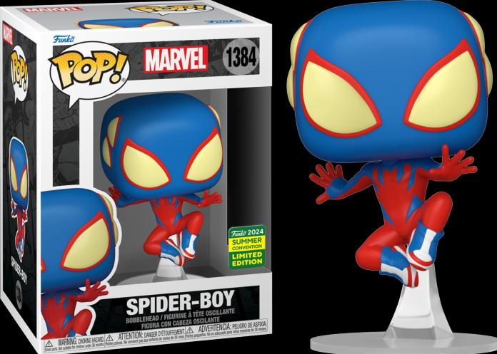 Actual product image Funko POP! Marvel Spider-Man Spider-Boy Exclusive 2024
