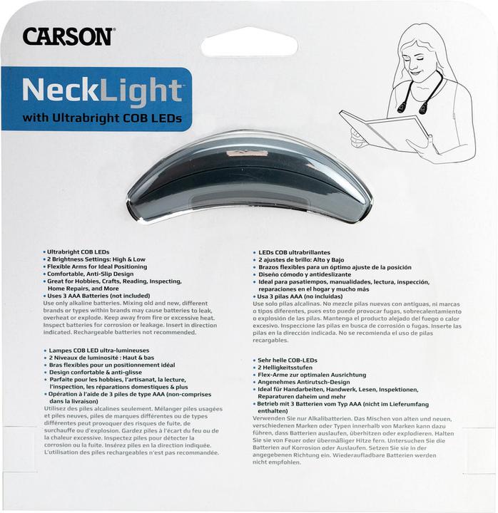 Immagine prodotto Carson Luce del collo (4.80 cm, 70 lm)