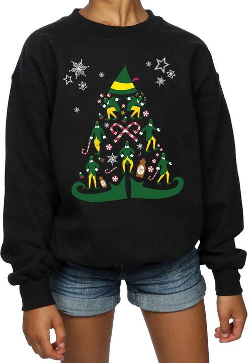 Produktbild Elf Christmas Tree Sweatshirt Mädchen (128)