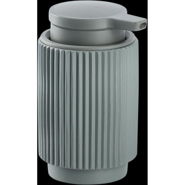 Actual product image Zeller Present Soap dispenser "Stripes", polyresin, sage