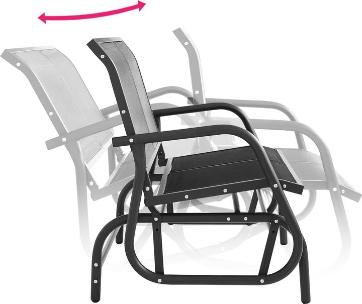 Actual product image tectake Garden swing bench Greta