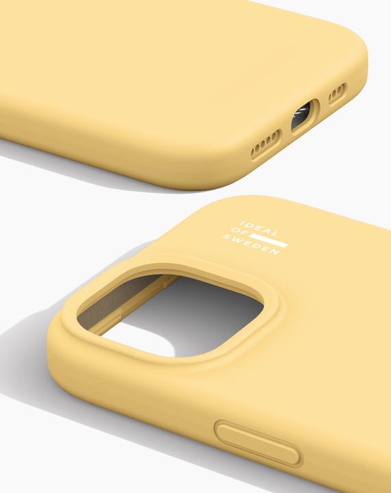 Produktbild iDeal Of Sweden Designer Magsafe Silicone-Cover Soft Lemon (Apple iPhone 13, Oppo A16e)