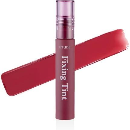 Etude House House Fixing Tint 4g Long Lasting High Pigmented Liquid Lipstick Lip Stain Waterproof Lightweight Ma (07 Cranberry Plum)