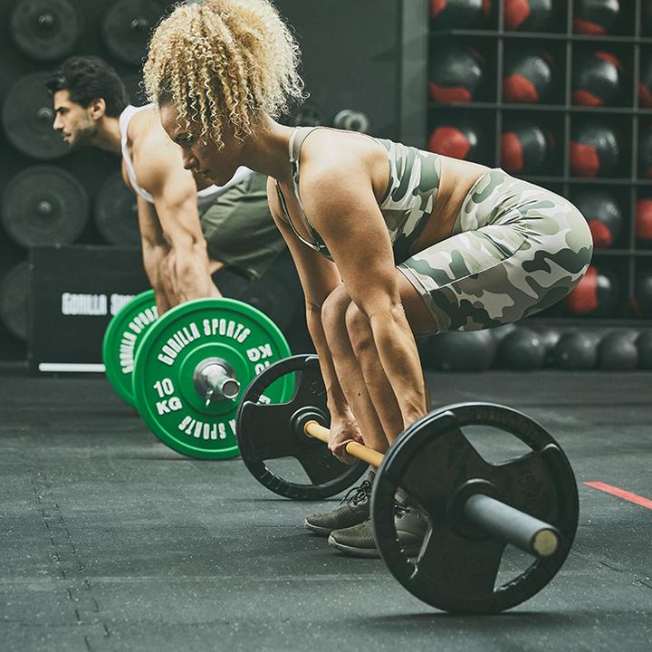 Produktbild Gorilla Sports Bumper Plates (2 x 5 kg, 2 x 10 kg)