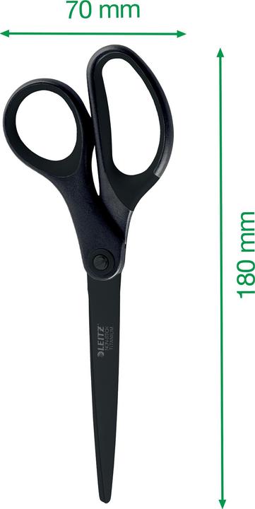 Image du produit Leitz Ciseaux de qualité anti-adhérents en titane (18 cm)