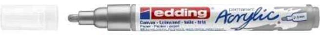 Actual product image Edding Acrylic marker 5100 Medium (Silver, 3 mm, 1 x)