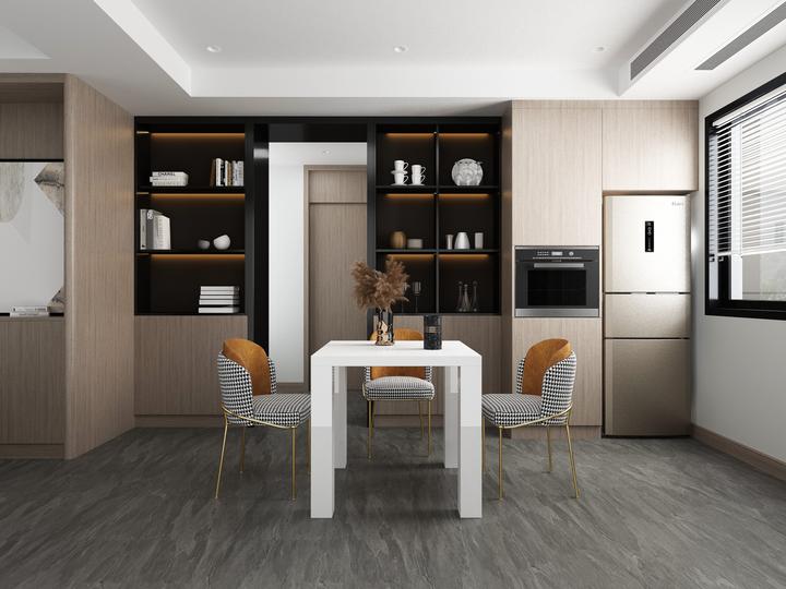 Produktbild SalesFever Esstisch hochglanz weiss (80 x 80 x 76 cm)