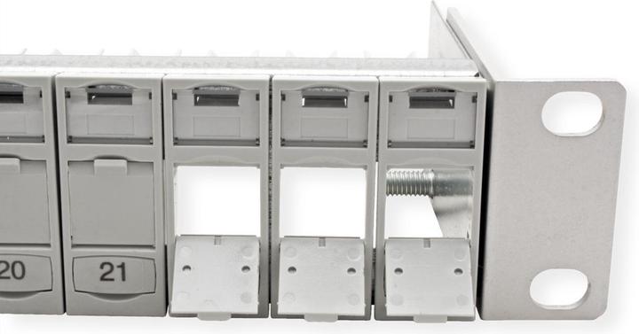 Actual product image Metz Connect BTR E-DAT module rack 24tlg 1HE lgr module rack for 24 single-shielded modules light gray