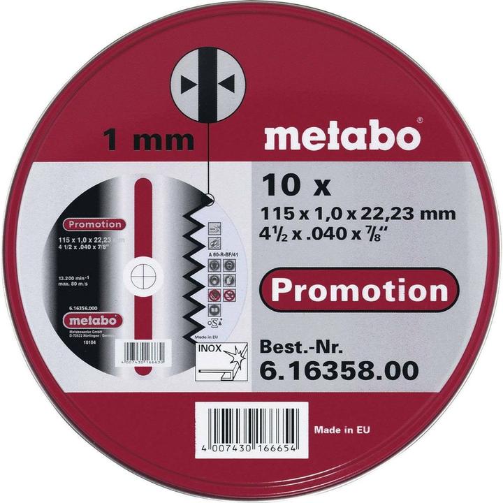 Produktbild Metabo Trennscheiben-Set