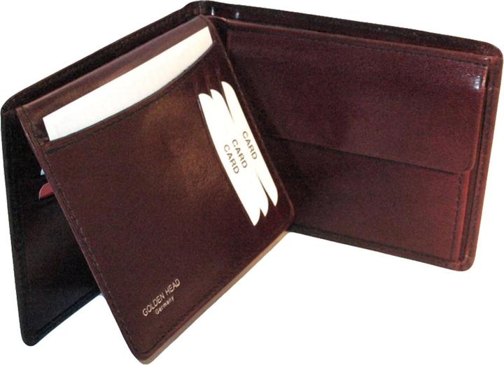 Actual product image Golden Head Colorado wallet RFID leather 12 cm