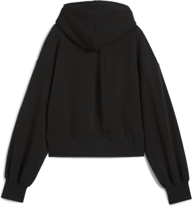Actual product image Puma WARDROBE ESS Relaxed Cropped Hoodie TR (S)
