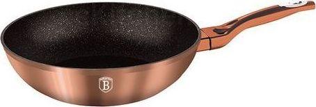 Productafbeelding BerlingerHaus WOK FRYER GRANITE 28cm BERLINGER HUIS ROZE GOUD BH-1512 (28 cm, Wokpan, Aluminium)