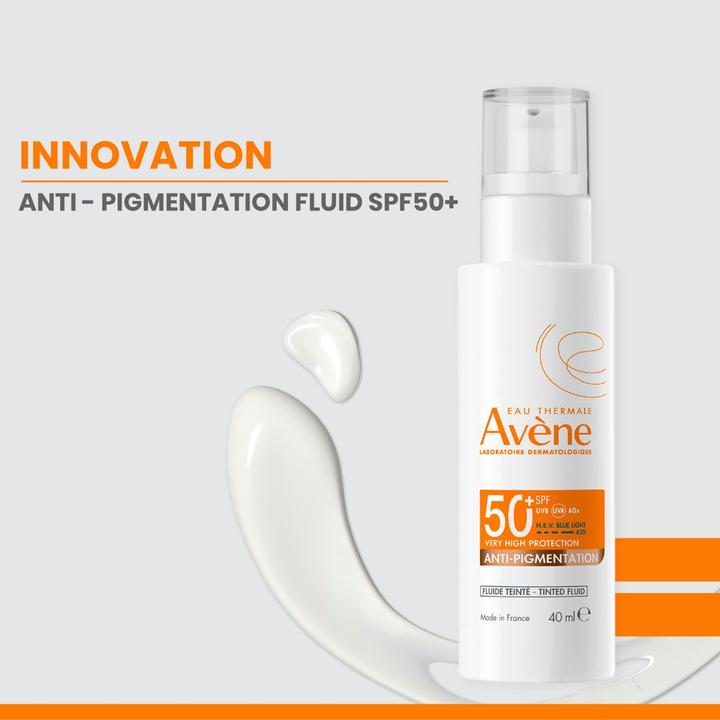 Actual product image Avène Sun Expert Anti-Pigmentation Fluid SPF50+ 40ml (Sun cream face, SPF 50+, 40 ml)