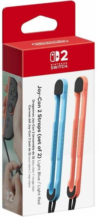 Nintendo Joy-Con 2-Handgelenksschlaufen-Paar (hellblau/hellrot) (Switch 2)