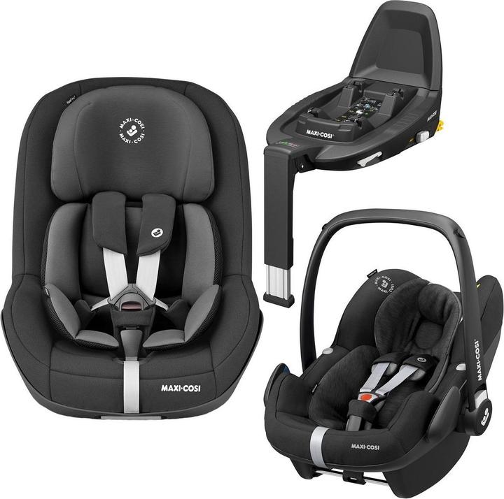 Produktbild Maxi-Cosi Babyschalen 3in1 Babyschale & Reboarder-Set ab Geburt (Reboarder, Babyschale, ECE R129/i-Size Norm)
