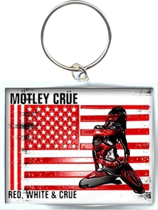 Motley Crue Red White & Crue Schlüsselanhänger Fotoausdruck
