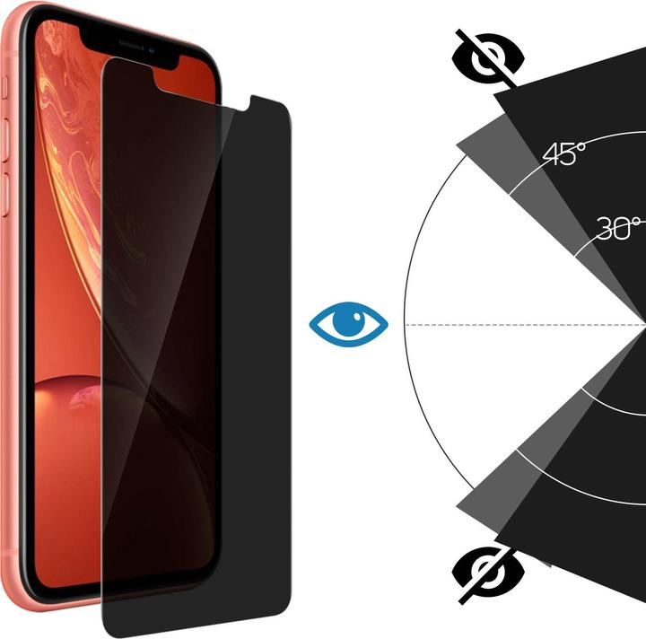 Actual product image Avizar Privacy glass screen protector (1 Piece, Apple iPhone 11)