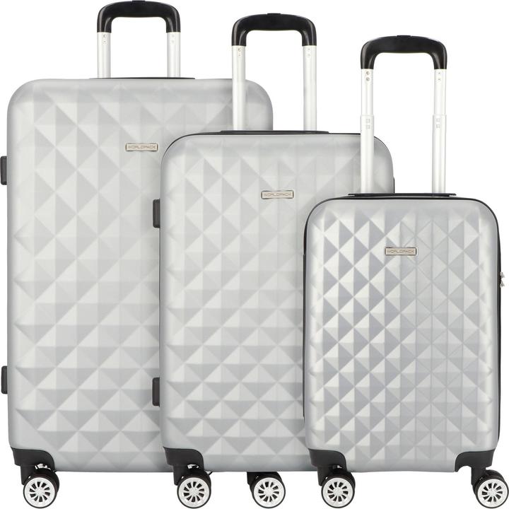 Image du produit Worldpack Diamond Ensemble de valises à 4 roulettes 3 pièces (97 l, XL (à partir de 115l))