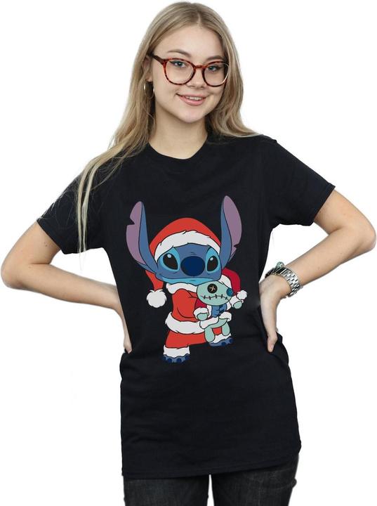 Immagine prodotto Disney Lilo And Stitch Stitch Christmas Maglietta Ampia Donna (3XL)