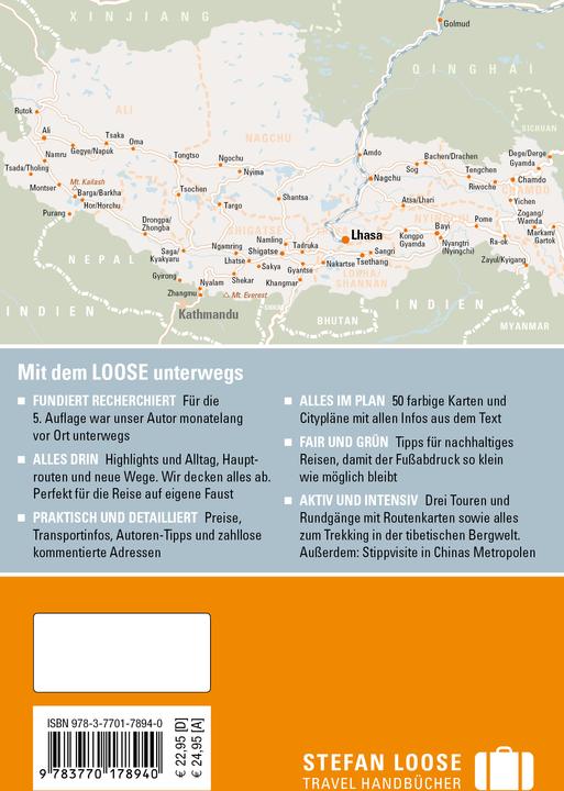 Produktbild Stefan Loose Reiseführer Tibet (Deutsch, Oliver Fülling, 2019)