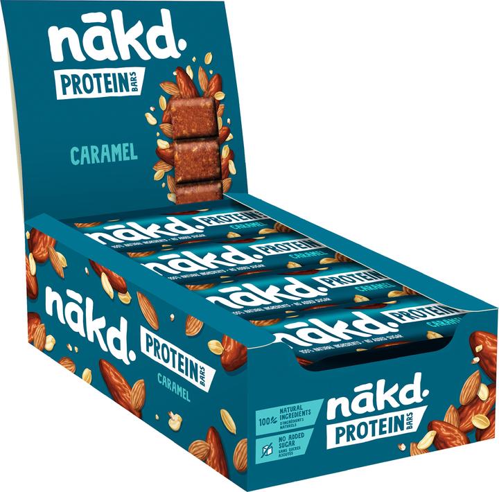 Actual product image Nakd Protein Caramel Bar - 45g (Caramel, 16 pcs., 780 g)