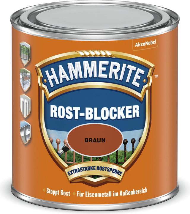 Actual product image Hammerite Rust Blocker (500 ml, Brown)