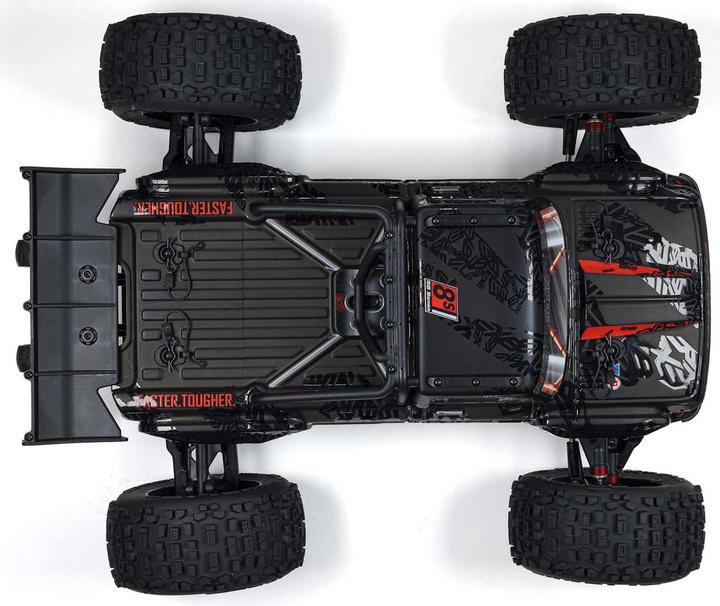 Actual product image Arrma St.Truck Outcast 8s 1:5 4wd Ep Rtr Black Brushless (RTR Ready-to-Run)