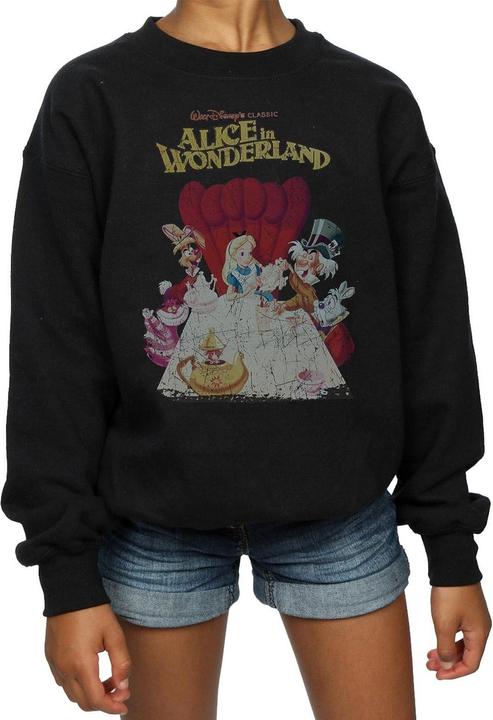 Produktbild Disney Alice In Wonderland Retro Poster Sweatshirt Mädchen (128)