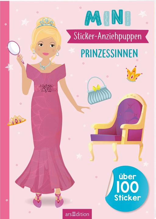 Actual product image Mini sticker dress-up dolls - Princesses