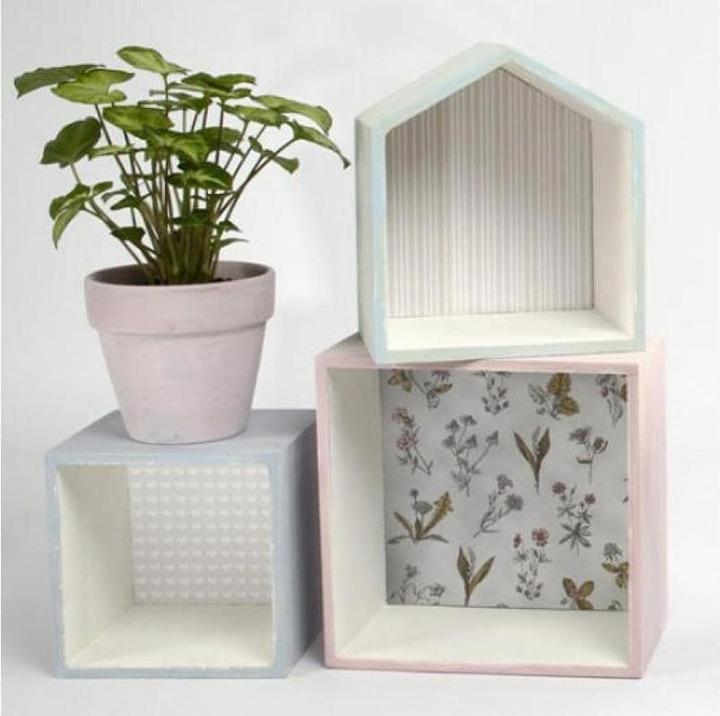 Image du produit Creativ Company Coffret en bois carré (15 x 15 x 28 cm, 11.37 l)
