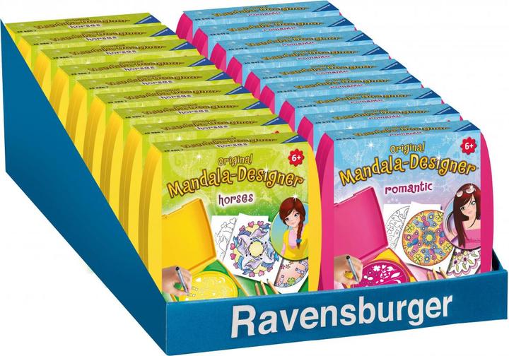Actual product image Ravensburger Mini Mandala Horses