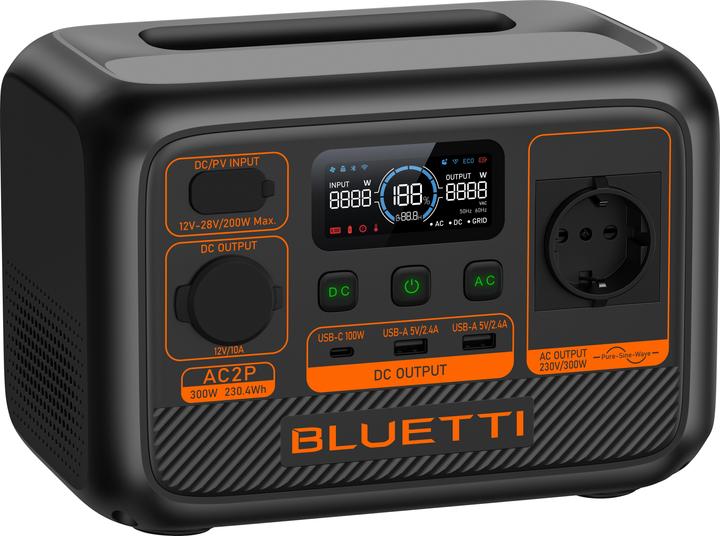 Actual product image Bluetti AC2P (230.40 Wh, 3.60 kg)