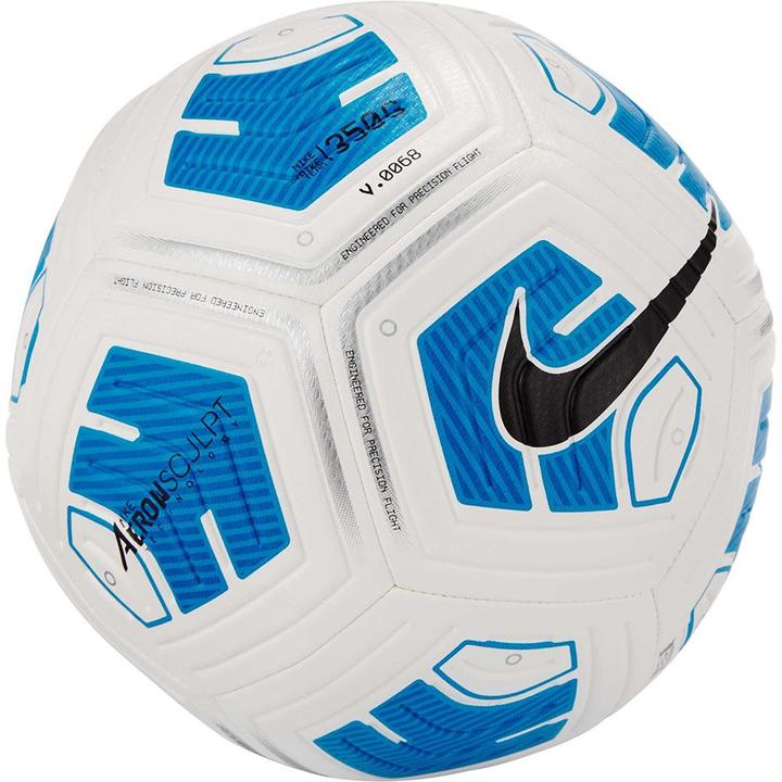 Nike Unisex-Adult Strike Team 350G Fussball, White/Blue/Black, 5 (5)