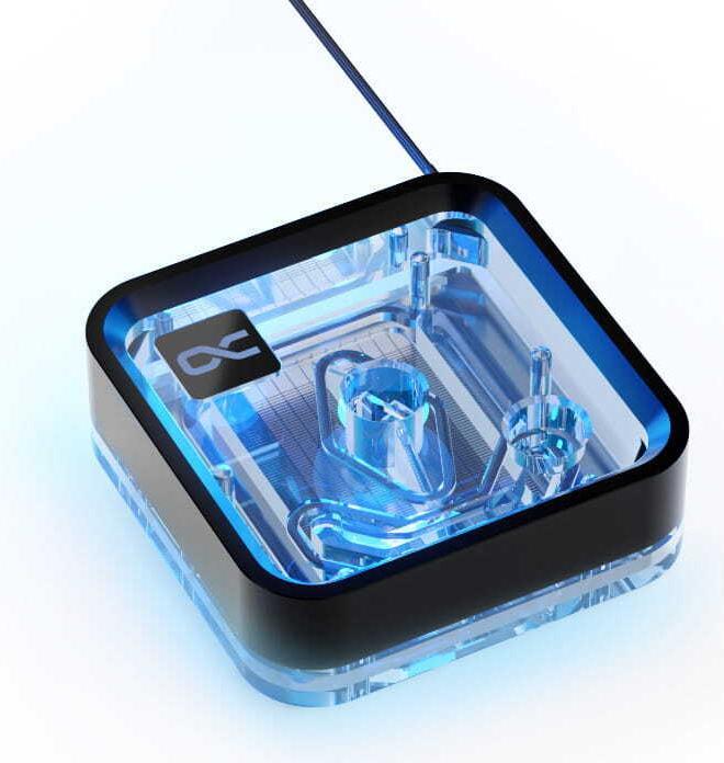 Actual product image Alphacool WAC Core 1 LT Aurora Acrylic