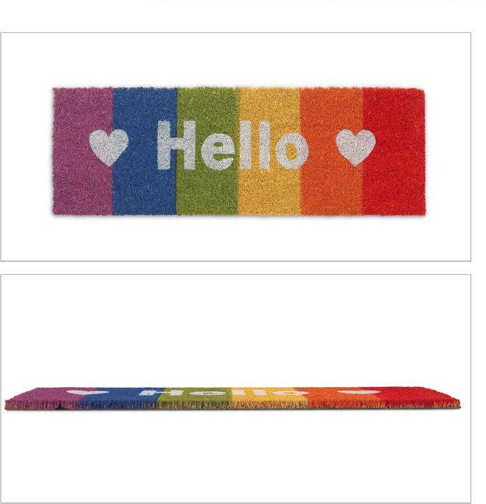 Actual product image Relaxdays Doormat (75 x 25 x 1.5 cm)