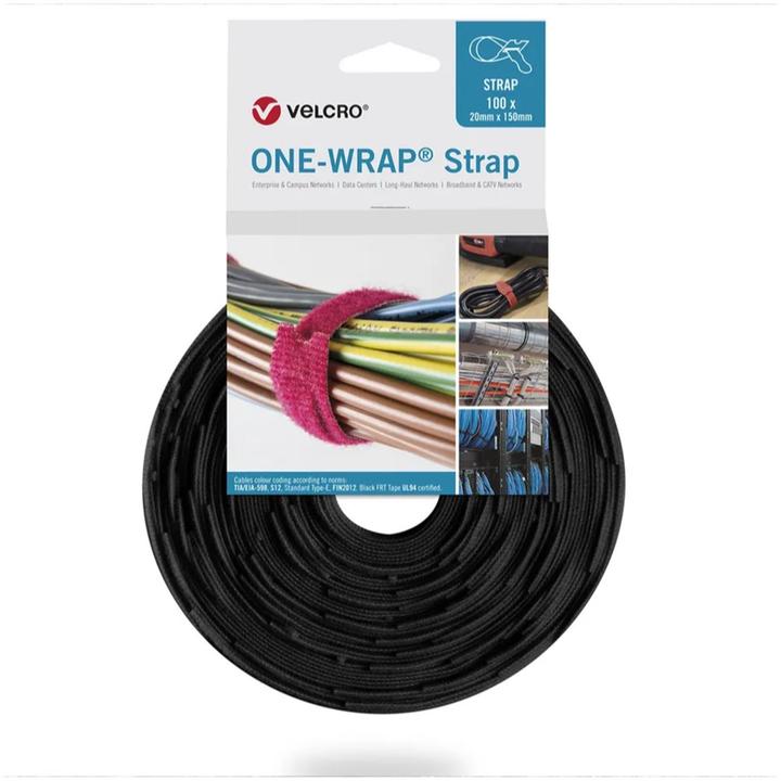 Actual product image Velcro brand One-Wrap Strap (Plastic cable ties, 200 mm, 100 pcs.)