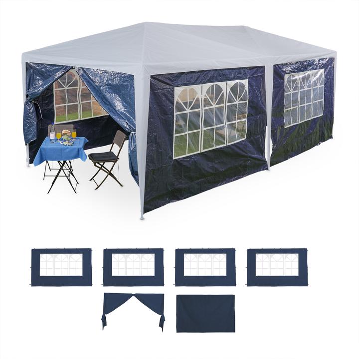 Produktbild Relaxdays 6x Pavillon-Seitenwand (10 cm, 300 cm)