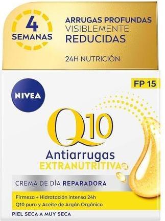 Actual product image NIVEA Q10+ POWER anti-arrugas+extra nutritivo SPF15 50 ml (50 ml, Day cream, SPF 15)