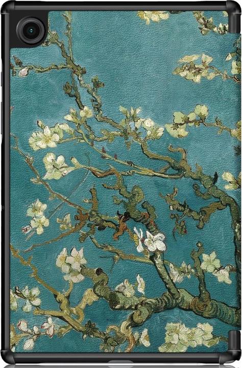Actual product image Cover-Discount Galaxy Tab A8 10.5 - Tri-fold Smart Case Blossoms (Galaxy Tab A8)