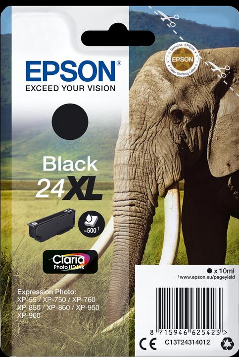 Produktbild Epson 24XL Claria Photo HD (BK)