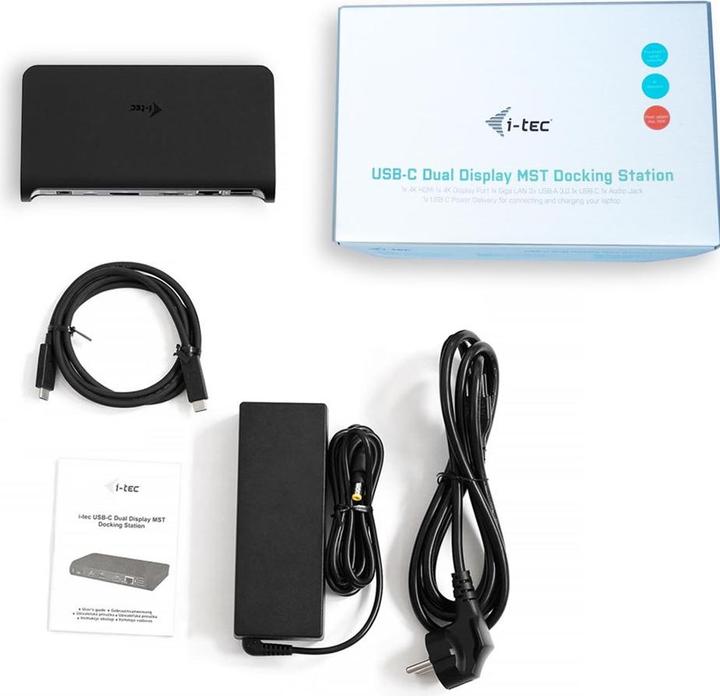 Produktbild i-tec C31dualdockpd (USB-A, USB-C, 3 Ports)