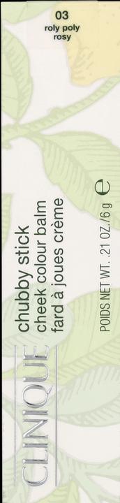 Actual product image Clinique Chubby Stick Cheek (roly poly rosy)
