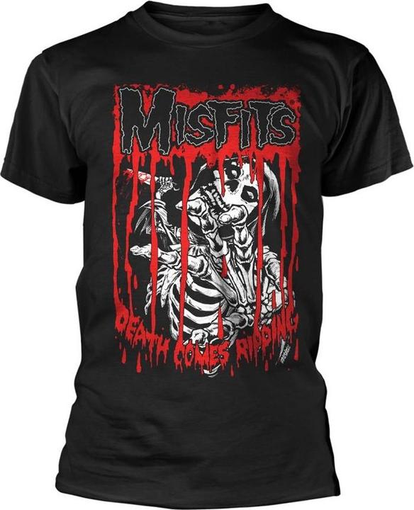 Immagine prodotto Misfits Maglietta Unisex Adulti La Morte Arriva Squarciando (XL)